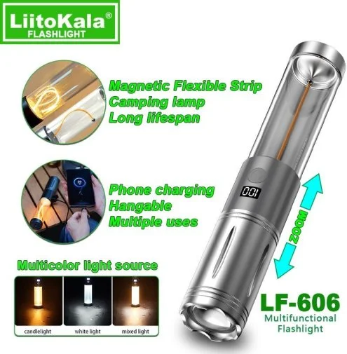 Фото: Ліхтар ручний LiitoKala LF-606 № 13 | KTC
