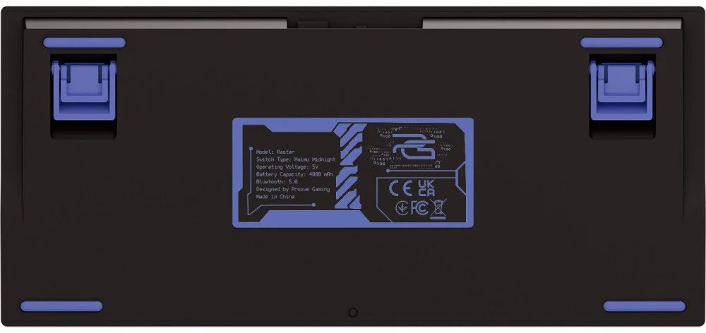 Фото: Клавіатура Proove Gaming Raster Black/Purple (WKRS00022416) № 17 | KTC