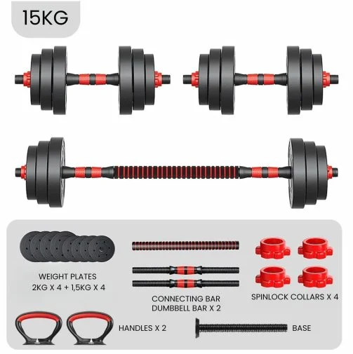 Фото: Набір з регульованою вагою FITPADDY 3-in-1 Adjustable Weight Set 25 кг (BELLKIT25) № 14 | KTC