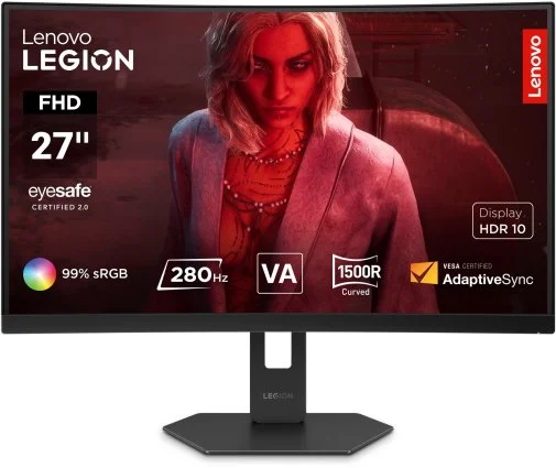 Фото: Монітор Lenovo Legion 27-2c Black (67EDGAC1UA) - 27" VA / 1920×1080 / 280 Гц / AMD FreeSync Premium, Adaptive Sync / Pivot / HAS № 13 | KTC