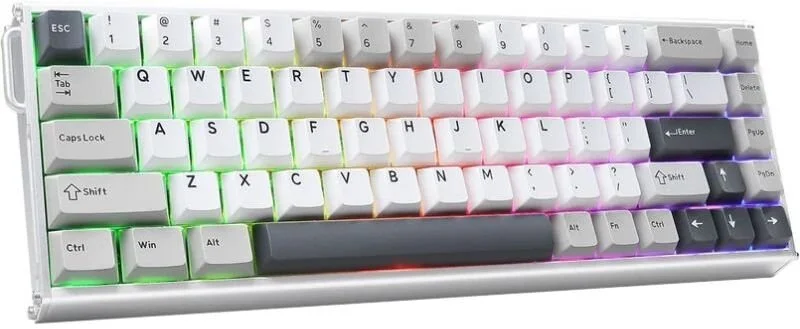 Фото: Клавіатура Attack Shark X68 Max HE ENG/UKR USB Starlight White (X68MAXSW_AS) № 13 | KTC