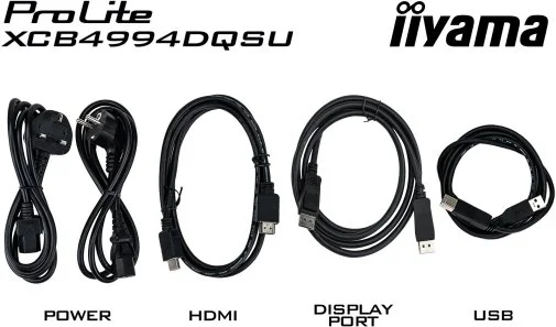 Фото: Монітор iiyama XCB4994DQSU-B1 Black - 49" VA / 5120x1440 / 120 Гц / Adaptive Sync / HAS № 22 | KTC