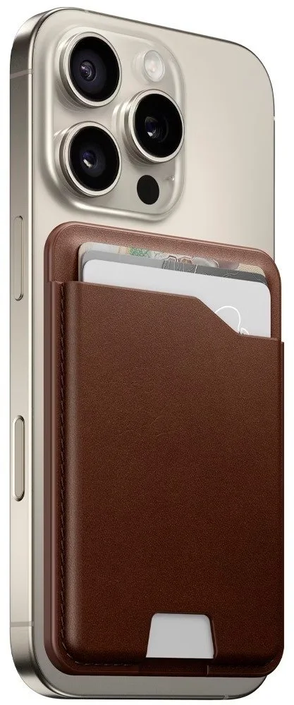 Фото: Чохол для пластикових карт Nomad for iPhone - Camino MagSafe with Find My Brown (NM011758858) № 13 | KTC