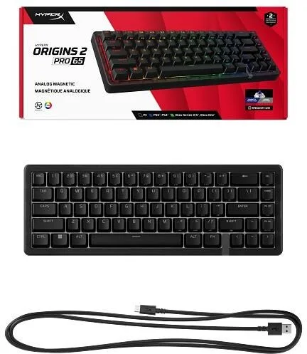 Фото: Клавіатура HyperX Origins 2 Pro 65 USB Black (BN7S3AA) № 14 | KTC