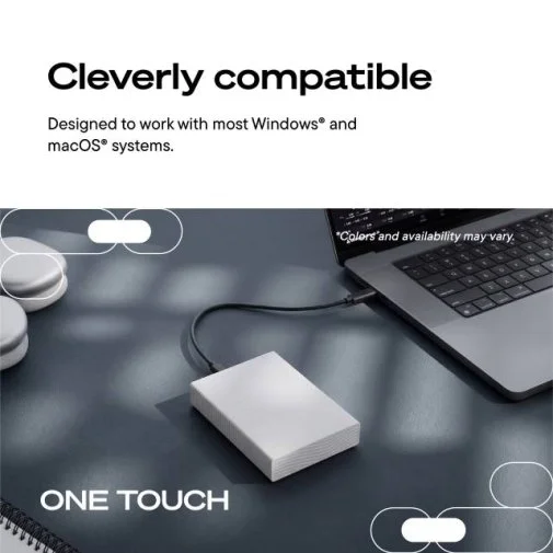 Фото: Зовнішній HDD Seagate One Touch 2TB Space Gray (STNR2000400) № 18 | KTC