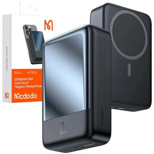 Фото: Батарея універсальна McDoDo MC-5021 Magnetic 20000mAh 20W Black № 14 | KTC