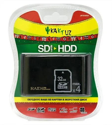Фото: Кардрідер Kaktuz RAID USB Enclosure  № 5 | KTC