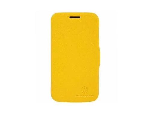 Фото: Чохол Nillkin для Samsung S7270 - Fresh Series Leather жовтий № 8 | KTC