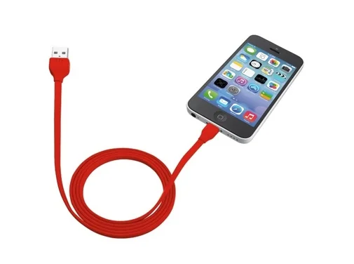 Фото: Кабель USB Urban Revolt AM / Lightning 1 м червоний № 7 | KTC
