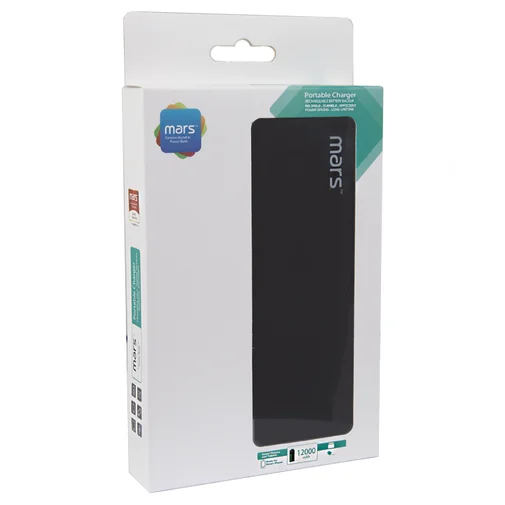 Фото: Батарея універсальна Mars SPB-120 12000 mAh чорна № 7 | KTC