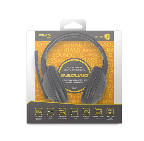 Фото: Гарнітура G.Sound F6012BkM чорна № 7 | KTC