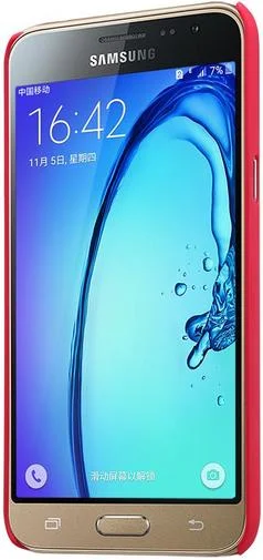 Фото: Чохол Nillkin для Samsung J3/J300 - Super Frosted Shield червоний № 11 | KTC