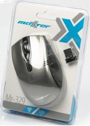 Мишка Maxxter Mr-329-S сіра