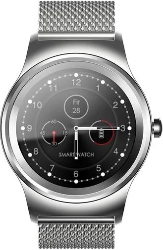 Фото: Смарт годинник SMA Round Metal сріблястий № 8 | KTC