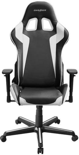 Крісло ігрове DXRACER FORMULA OH/FH00/NW чорне з білими вставками