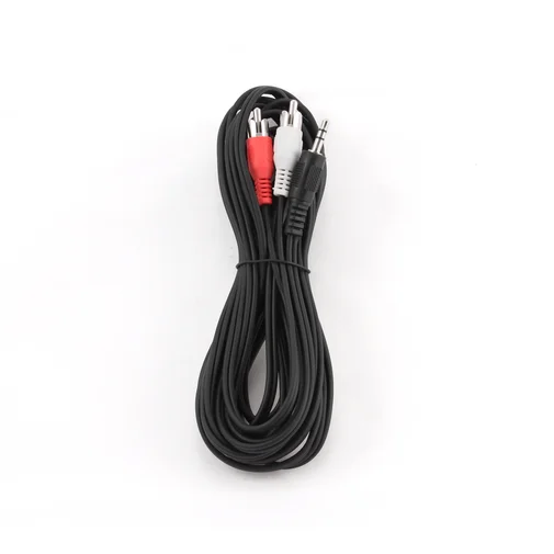 Фото: Кабель Cablexpert Jack 3.5mm M / 2xRCA M 5m Black (CCA-458 5m.) № 4 | KTC