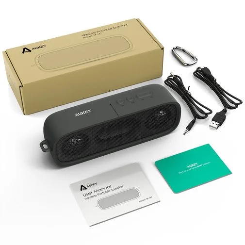 Фото: Портативна колонка AUKEY SK-M7 Black № 10 | KTC