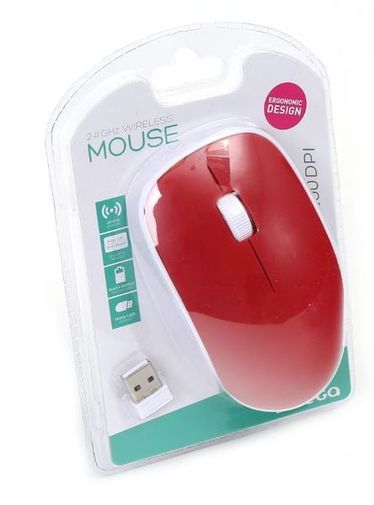 Мишка, Omega OM0420 Wireless Червона 