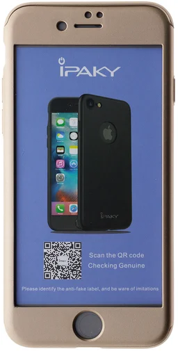 Фото: Чохол iPaky for iPhone 7 - 360 Full Body Gold № 8 | KTC