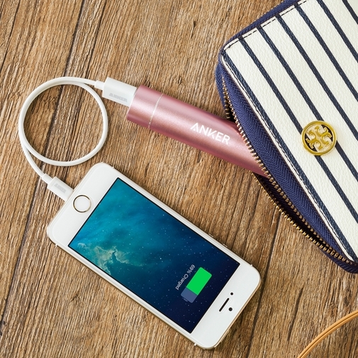 Батарея універсальна Anker PowerCore Plus mini V1 3350mAh Pink (A1104H51)