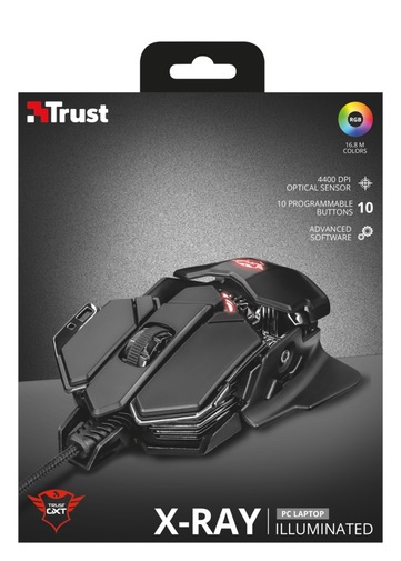 Мишка, Trust GXT 137 X-Ray Illuminated USB Чорна