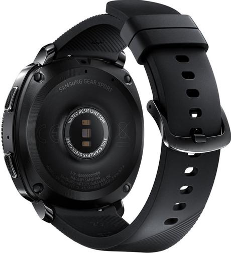 Смарт годинник Samsung SM-R600 Gear Sport Black (SM-R600NZKASEK)