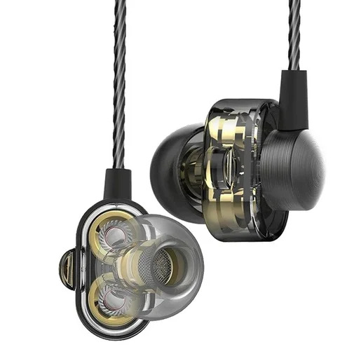 Фото: Навушники QKZ DM8 Black № 6 | KTC