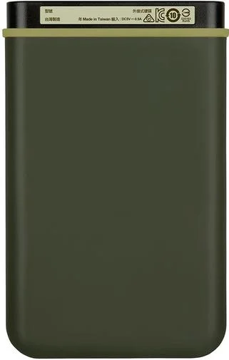 Фото: Зовнішній HDD Transcend StoreJet 25M3 1TB TS1TSJ25M3G Military Green Slim № 5 | KTC