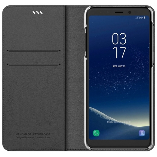 Чохол Araree for Samsung A530 A8 2018 - Mustang Diary Grey (AR10-00284B)