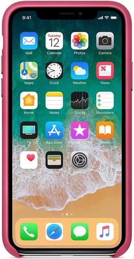 iPhone X - Leather Case Pink Fuchsia