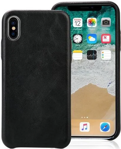 Фото: Чохол JISON for iPhone X /Xs Leather Case Black (JS-IPX-05A10) № 6 | KTC