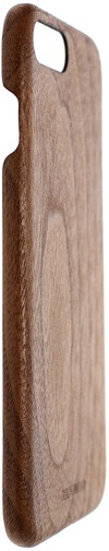 for iPhone 7 Plus/8 Plus - Wooden Case Black Walnut / Light Brown