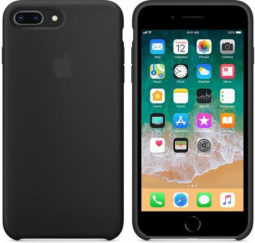 Чохол-накладка Apple для iPhone 7/8 Plus - Silicone Case Black