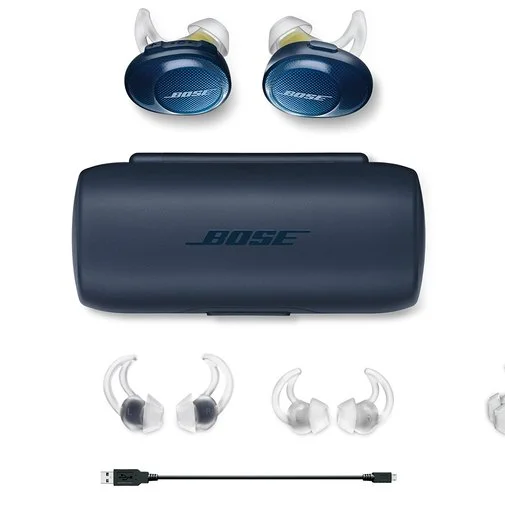 Фото: Навушники BOSE SoundSport Free Blue/Citron (SS free blue) № 9 | KTC