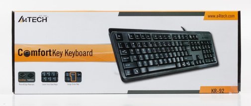 Клавіатура компактна A4tech KR-92 USB Black