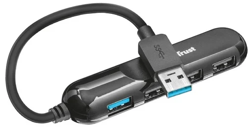 Фото: USB-хаб Trust Aiva 22260 Black № 7 | KTC