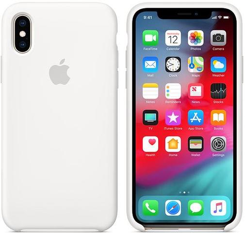 Чохол-накладка Apple для iPhone Xs - Silicone Case White