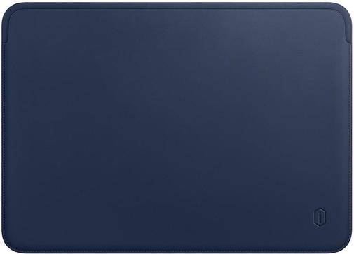 Чохол для ноутбука WIWU for 13.3 MacBook Air 2018/ Pro - PU Leather Sleeve Navy Blue