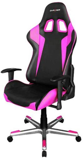 Крісло ігрове DXRacer Formula OH/FH00/NP Vinil+PU шкіра, Al основа, Black/Purple
