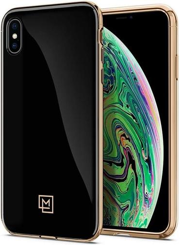 Чохол-накладка Spigen для iPhone XS Max - Case La Manon etui Gold Black