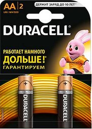 Батарейка Duraсell MN1500 LR06 AA (BLI/2)