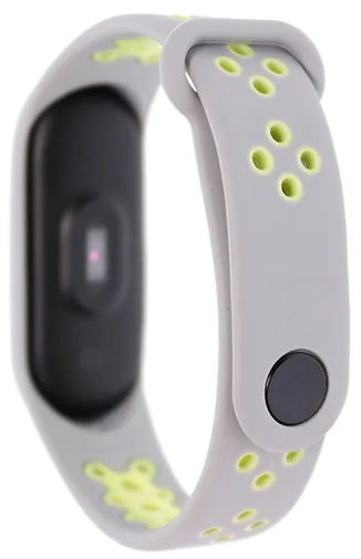 Фото: Ремінець Mijobs for Xiaomi Mi Band 3 Grey/Green № 5 | KTC