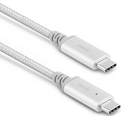 Кабель Moshi USB-C / USB-C Integra Jet Silver (99MO084245)