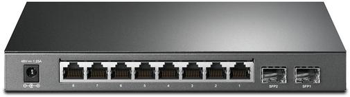 Switch, 10 ports, Tp-Link T1500G-10PS, 8x10/100/1000Mbps POE, 2x10/100/1000Mbps SFP, 53W, JetStream