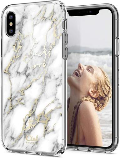 Чохол-накладка Spigen для Apple iPhone Xs/X - Cyrill Cecile Glossy Marble