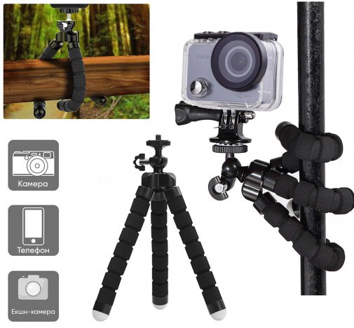 Набір аксесуарів 25in1 Airon ACK-2 для екшн-камер GoPro, Airon, Sony, Acme, Xiaomi, SJCam, EKEN, ThiEYE