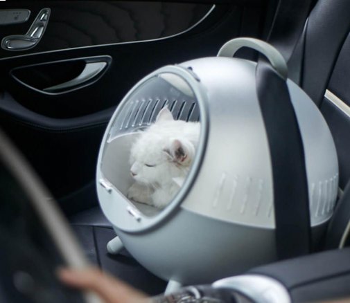 Сумка для котів Xiaomi Furrytail Tail Life Cat's Moving Castle Cat Bag White