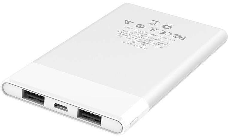 Батарея універсальна Hoco B35D 5000mAh White (B35D 5000 White)