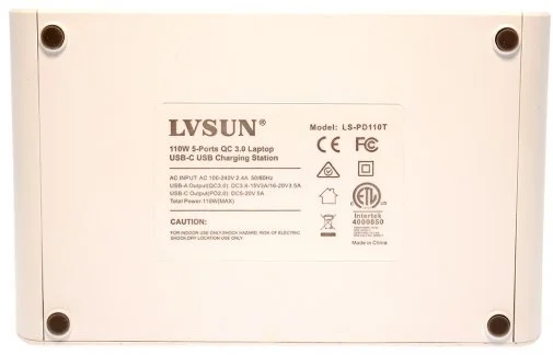 Фото: Зарядний пристрій LVSUN LS-PD110 White (LS-PD110-2C) № 9 | KTC