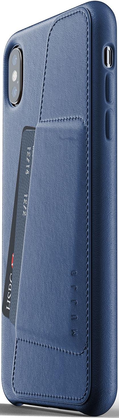 Чохол MUJJO for iPhone XS Max - Full Leather Wallet Blue (MUJJO-CS-102-BL)